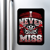 Ich Miss nie - Dart Player Magnet