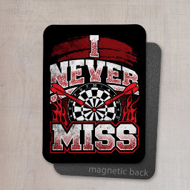 Ich Miss nie - Dart Player Magnet
