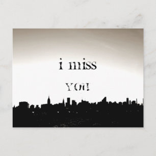 ICH MISSE, DASS DU POSTCARD VERMUTET HAST POSTKARTE