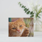 ICH MISSE DICH POSTKARTE (Stehend Vorderseite)