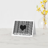 ICH MISSE DICH VERSTÄNDLICH KARTE (Gelbe Blume)