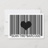 ICH MISSE IHNEN BARCODE EINLADUNG (Vorderseite)