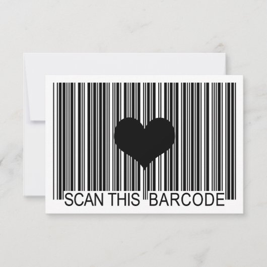 ICH MISSE IHNEN BARCODE EINLADUNG (Vorderseite)