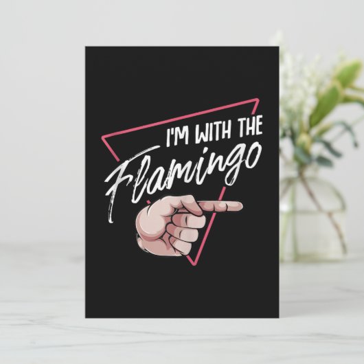 Ich mit Flamingo Halloween Matching Couple Costume Save The Date (Stehend Vorderseite)