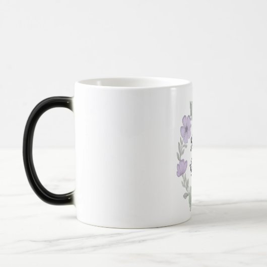 ich mit Grace Minimalistische Tasse (Links)