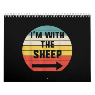 Ich mit Schafen   Halloween Matching Couple Gift Kalender