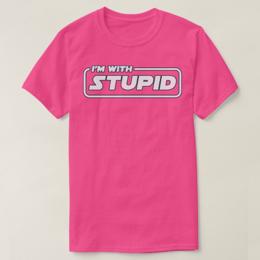 Ich mit Stupid T-Shirt (Design vorne)