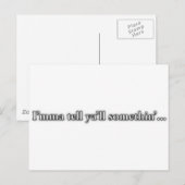 "Ich Mixed Martial Arts sag dir was.." Postkarte (Vorne/Hinten)
