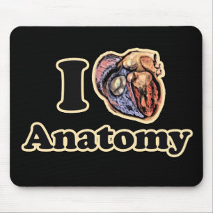 Ich möchte Anatomie Science Super Geek Lehrer Mousepad