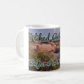 Ich mochte Antartica, bevor es cooles got! Kaffeetasse (Vorderseite Links)