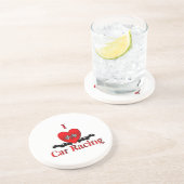 Ich möchte Auto fahren Sandstein Untersetzer (Seite)