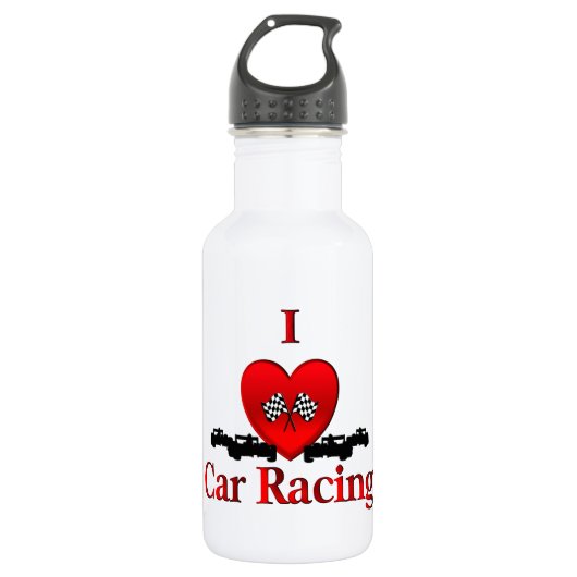 Ich möchte Auto fahren Trinkflasche (Vorderseite)