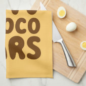 Ich möchte Choco Bars essen Geschirrtuch (Viertel Falte)