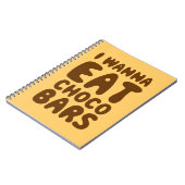 Ich möchte Choco Bars essen Notizblock (Linke Seite)