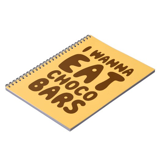 Ich möchte Choco Bars essen Notizblock (Linke Seite)