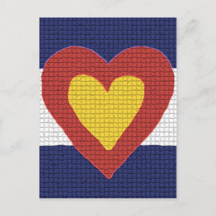 Ich möchte Colorado Flag Produkte! Postkarte