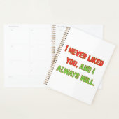 Ich mochte dich nie planer (Anzeige)