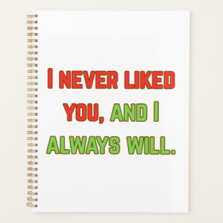 Ich mochte dich nie planer