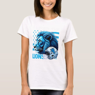 Ich mochte die Löwen, bevor es cool war, Fußballsp T-Shirt