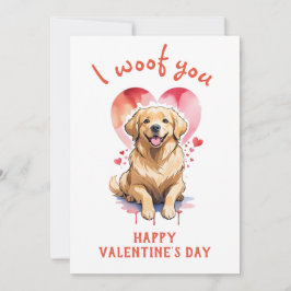 Ich möchte dir den Tag des Goldenen Retriever-Hund Feiertagskarte