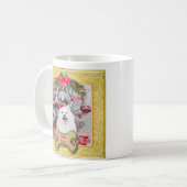 Ich möchte dir ein fröhliches Personalisiertes Hun Kaffeetasse (Vorderseite Links)