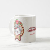 Ich möchte dir ein fröhliches Personalisiertes Hun Kaffeetasse (Vorderseite Links)