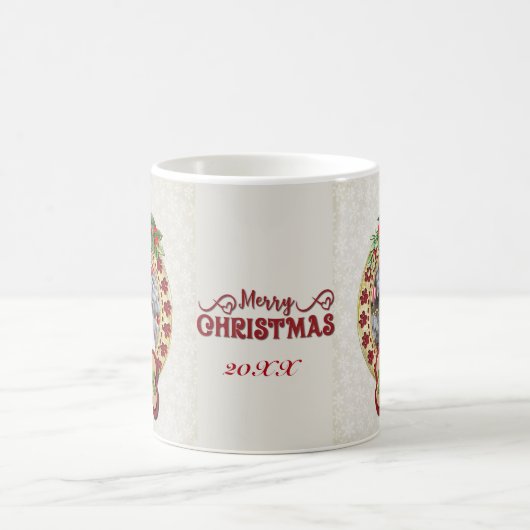 Ich möchte dir ein fröhliches Personalisiertes Hun Kaffeetasse (Mittel)