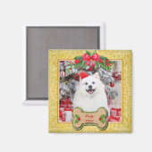 Ich möchte dir ein fröhliches Personalisiertes Hun Magnet (Vorderseite/Rückseite)