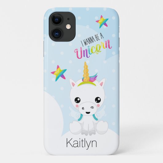 Ich möchte ein Unicorn Case-Mate iPhone 11 Fall Hülle (Rückseite)