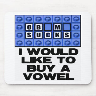 Ich möchte einen Vokal kaufen - ist zum Kotzen Mousepad