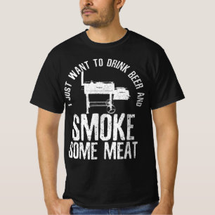 Ich möchte einfach nur Bier trinken und etwas Flei T-Shirt