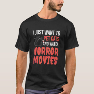 Ich möchte einfach nur Katzen streicheln und Gruse T-Shirt