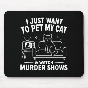 Ich möchte einfach nur meine Katze streicheln und Mousepad