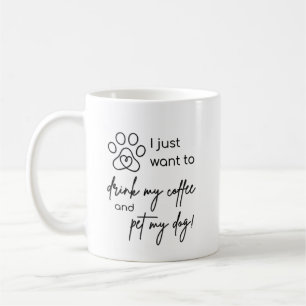 Ich möchte einfach nur meinen Kaffee trinken und m Kaffeetasse