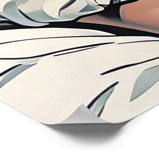 Ich möchte gerne das Romance Comic Poster der 50er (Ecke)