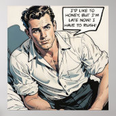 Ich möchte gerne das Romance Comic Poster der 50er (Vorne)