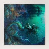 "Ich möchte gerne unter dem Meer sein" Puzzle (Horizontal)