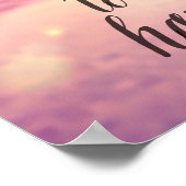 Ich möchte glücklich sein poster (Ecke)