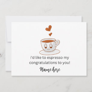 Ich möchte Ihnen meine Glückwünsche aussprechen un Ankündigung