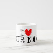 Ich möchte Ihren Namen Espresso Tasse Geschenk (Vorderseite)