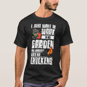 Ich möchte in meinem Garten arbeiten und mit meine T-Shirt