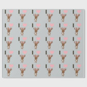 Ich möchte Jackalope Geschenkpapier (Flach)