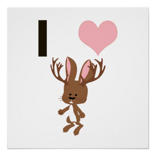 Ich möchte Jackalope Poster (Vorderseite)