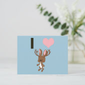 Ich möchte Jackalope Postkarte (Stehend Vorderseite)