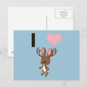 Ich möchte Jackalope Postkarte (Vorne/Hinten)