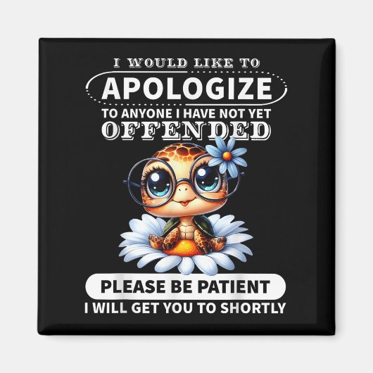 Ich möchte jedem, den ich nicht turtl magnet (Vorne)