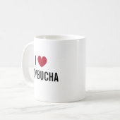 Ich möchte Kombucha (fermentierter Tee), ein Gesch Kaffeetasse (Vorderseite Links)
