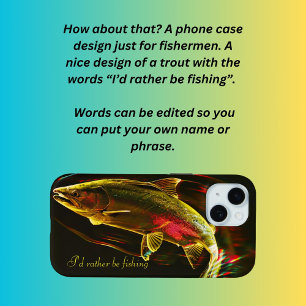 Ich möchte lieber angeln Case-Mate iPhone hülle