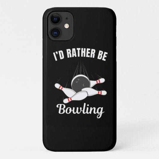 Ich möchte lieber Bowling sein Case-Mate iPhone Hülle (Rückseite)