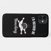 Ich möchte lieber Bowling sein Case-Mate iPhone Hülle (Rückseite (Horizontal))